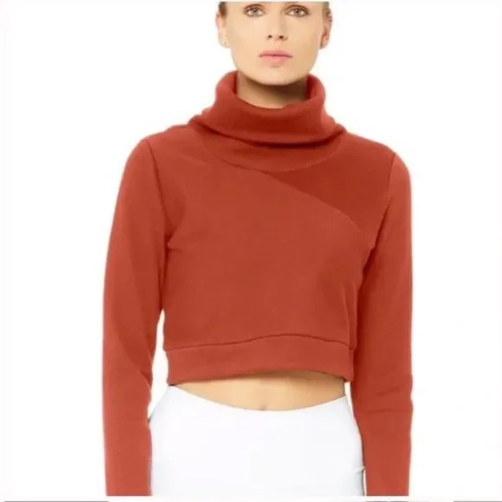 Alo Soleil Cropped Turtleneck Alo Yoga XS
